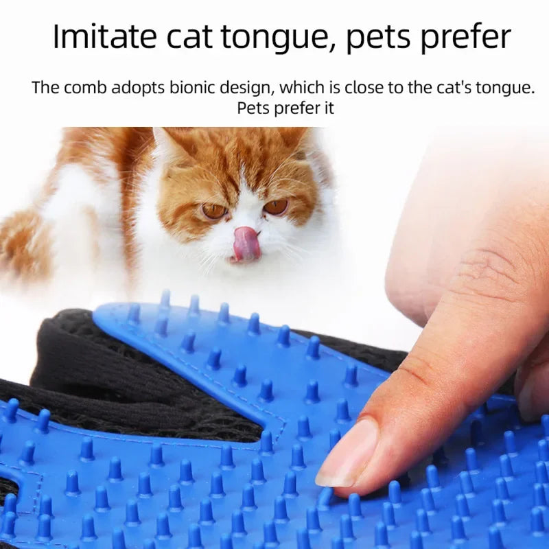 Silicone Pet Gloves Cat Dog Hair Removal Cat Supplies Comb Hair Removal Brush Rubber Sticky Hair Gloves Quake