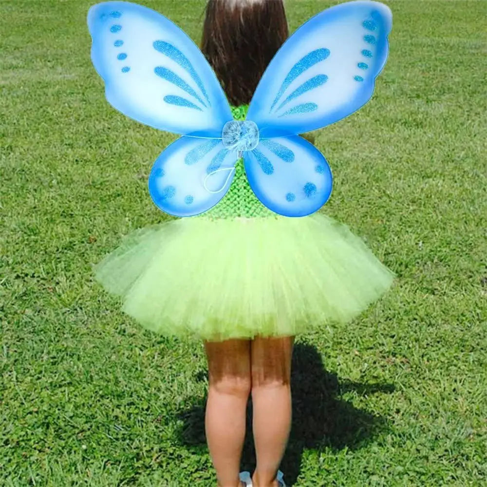 Birthday Party Favor Angel Wings for Butterfly Fairy Costume Accessories Dress-Up Wings Fairy Wings Quake