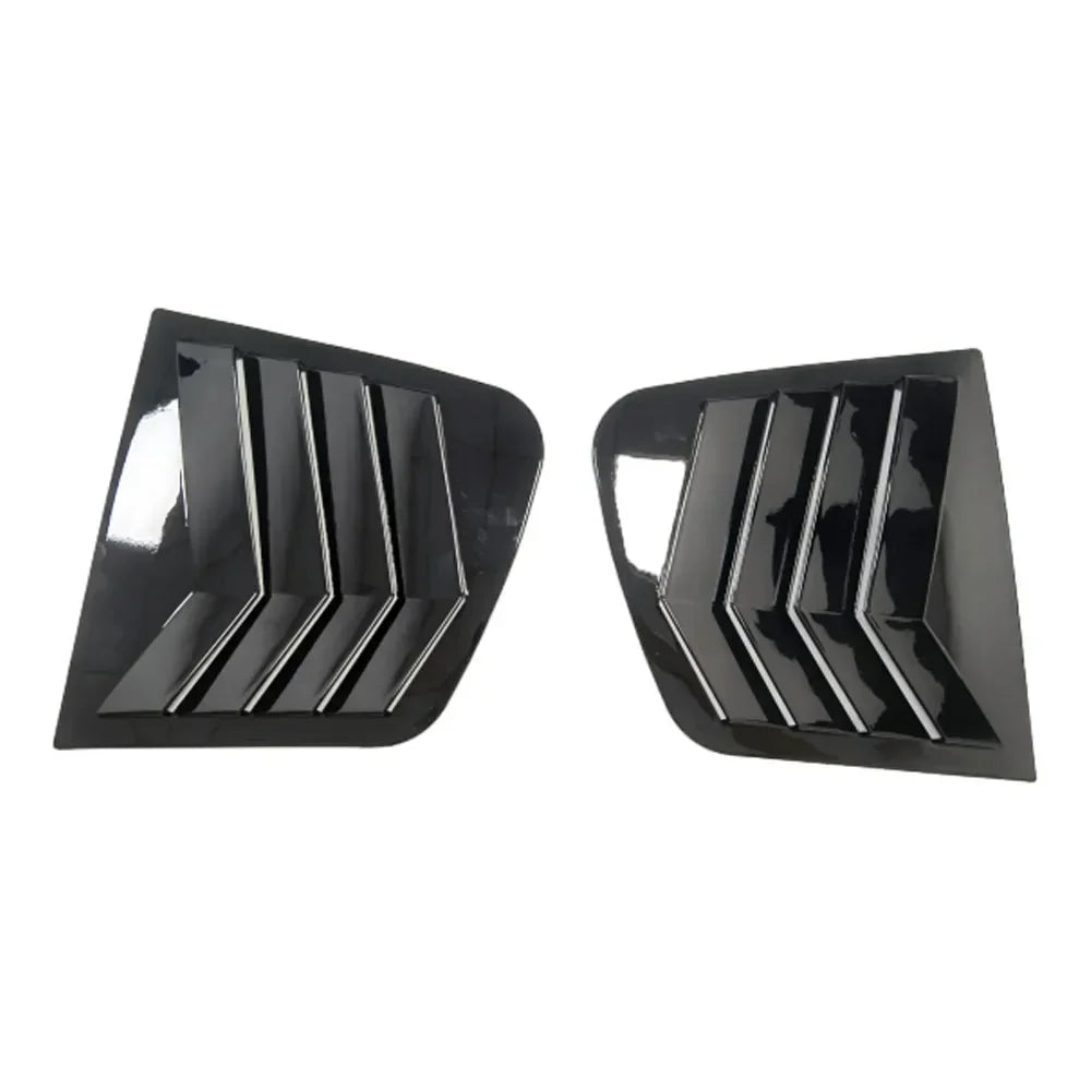 For Kia Sportage KX5 2016-2019 Car Rear Louver Window Side Shutter Cover Trim Sticker Vent Scoop ABS Carbon Fiber Accessories Quake