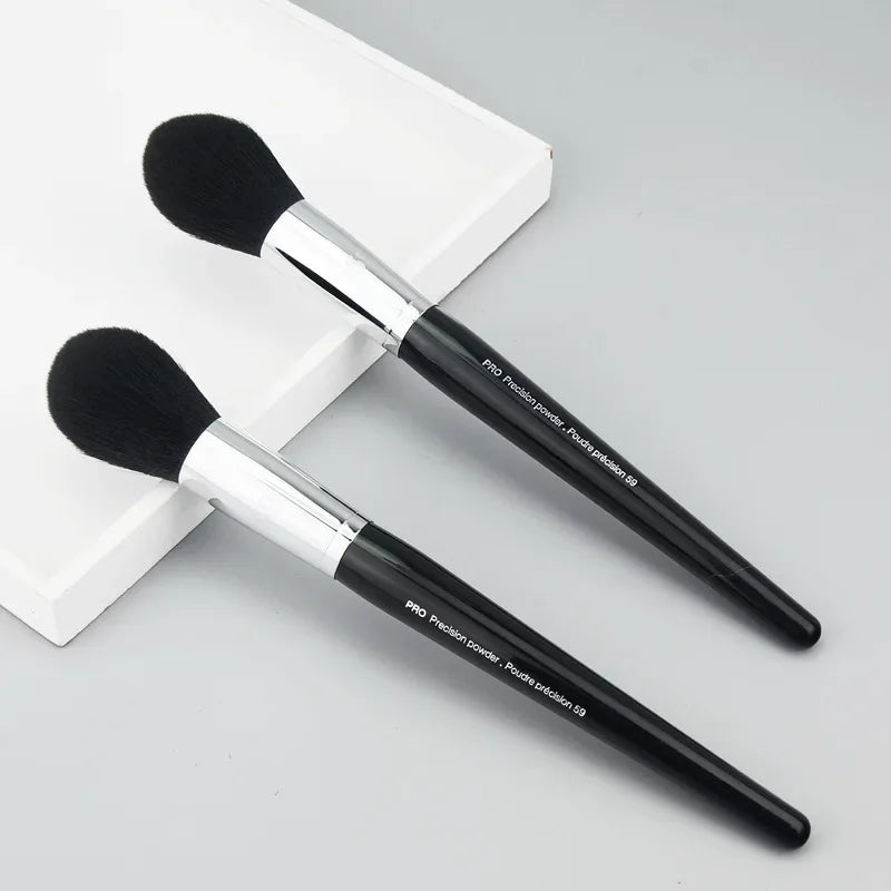 Big Size PRO Precision Powder Brush S59 Flame Shape Blush Compact Powder Makeup Brush Beauty Collection Quake