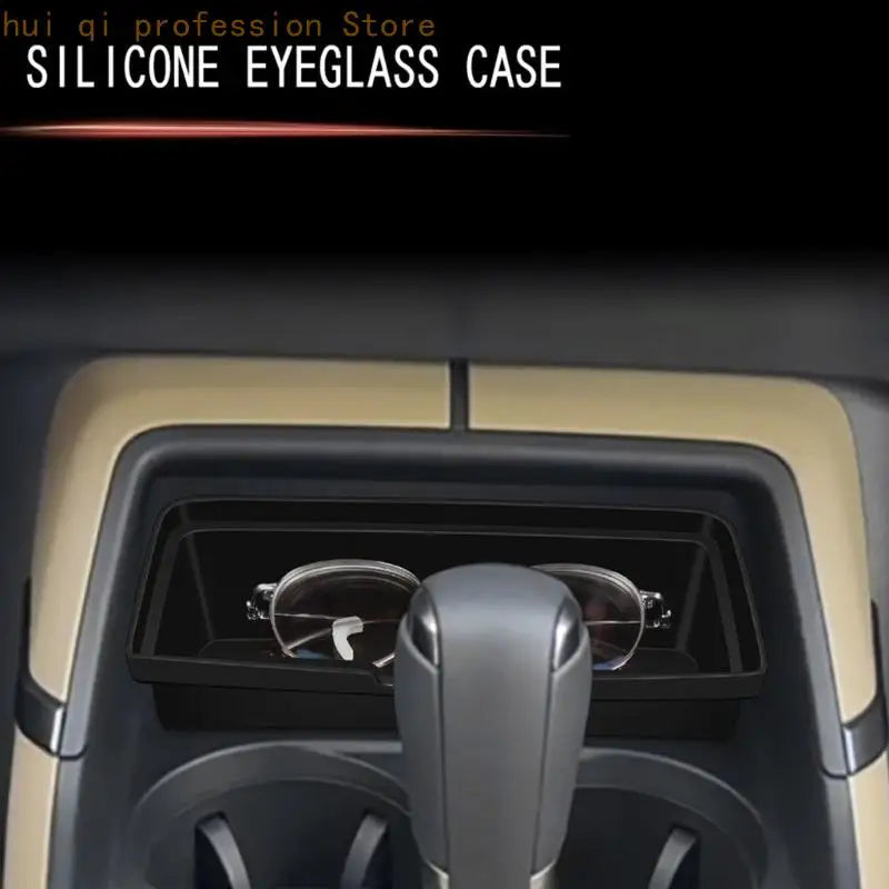 Cushioned Center Console Glasses Tray Siliocne Insert for Clean Cabin Storage H8WE Quake