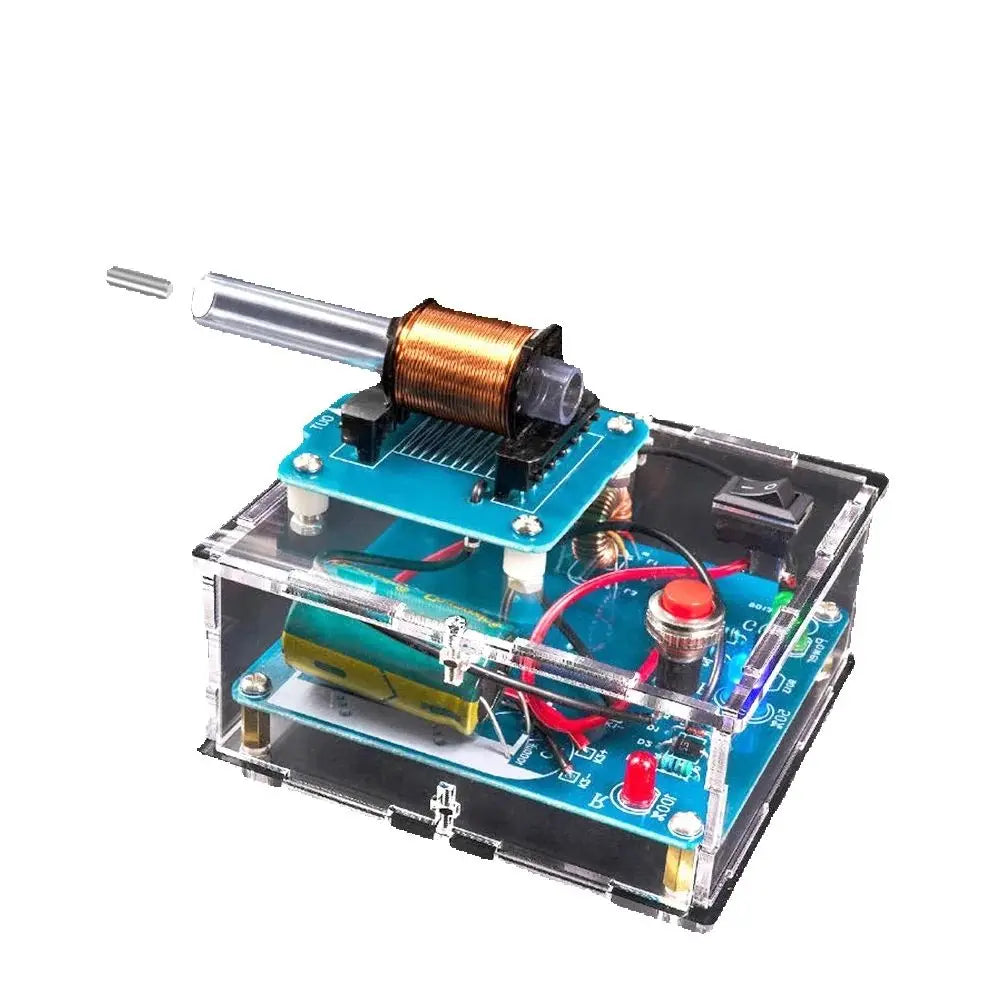 DIY -Electronic Tool Kit, DC- 3V Electromagnetic Transmitter, High-voltage Electromagnetic Cannon, Mini Voltage Converter Module Quake