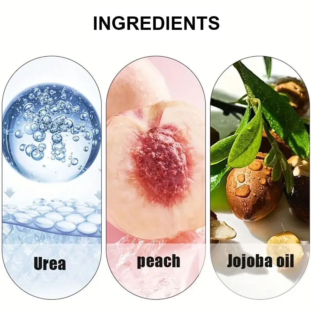 YOUNGCOME Anti-Aging Body Skin Moisturizing Removal Hand Care Mask Feet Peach Foot Cream Hand Foot Care Cream Moisturizing Quake