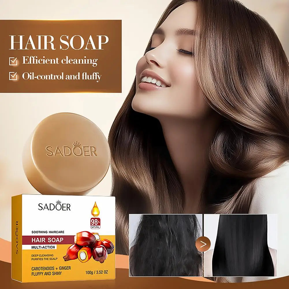 Multi-action Smoothing Haircare Deep cleansing Hair SOAP Deep cleansing Purifies the scalp Fluffy and shiny for All Hair Types Quake