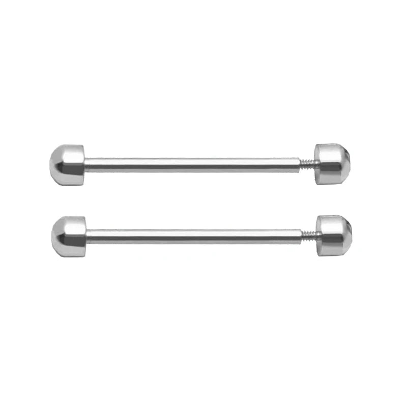 1 Pair Watch Strap Screw Pins Smart Watch Bracelet Clasp Buckle Friction Tube Watch Replacement Accessories Repair Tool K1KF Quake Silver 20mm