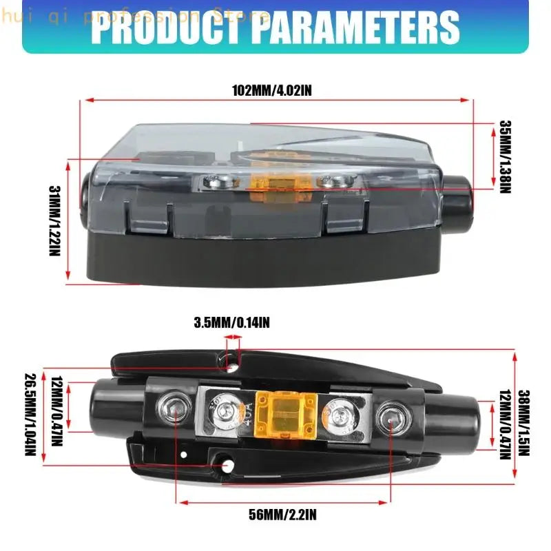 Car Power Cable Circuit Box for Subwoofer Repair Service Work H8WE Quake