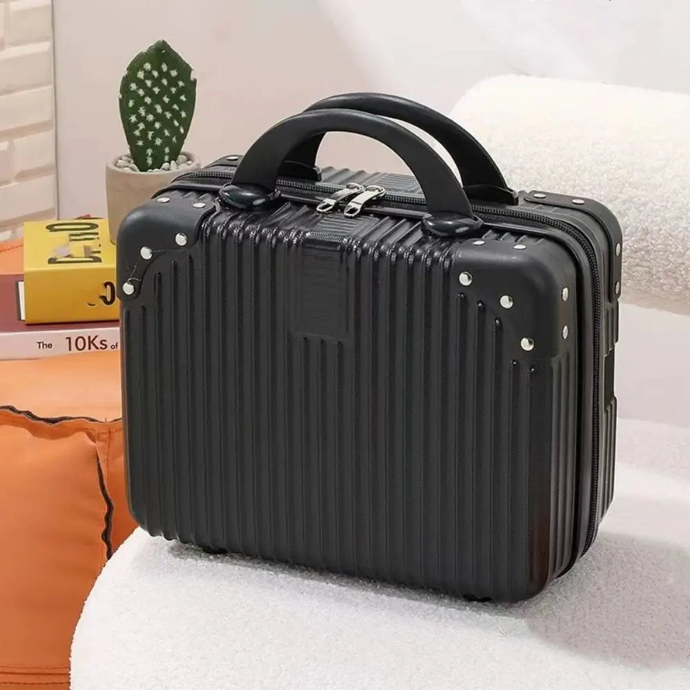 Hot Sales 14 inch Travel Suitcase Mini Travel Makeup Case Organizer Hand Boarding Case For Women Quake 1