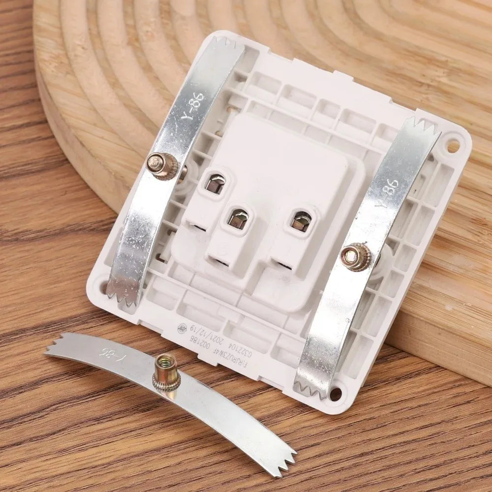 10PCS Dark Box Repair Screw Fix Tool 86-type Wall Mount Electrical Plug Switch Outlet Socket Back Cassette Replacement Clip Kit Quake