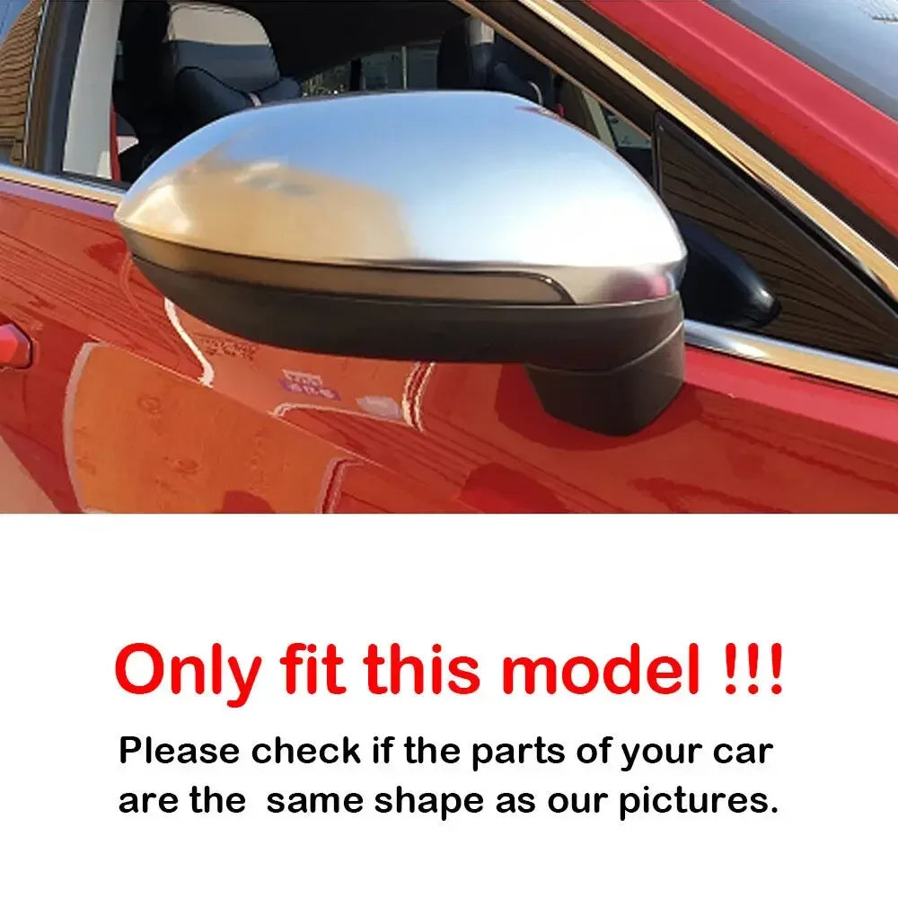 For Volkswagen VW Passat B8 2017-2019 Car Sticker Rearview Side Mirror Cover Wing Cap Exterior Door Rear View Case Trim Carbon Quake