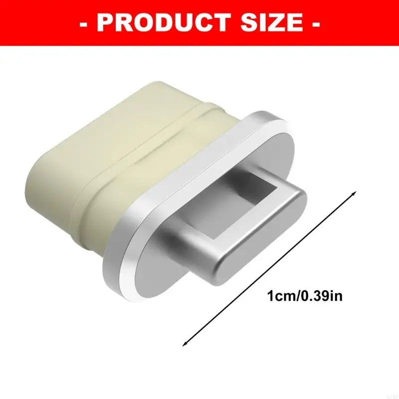 USB C Dust Plug Charging Port Protector with Metal Lanyard Hole, Silicone Type C Dust Cover for Pocket Carry and Cable K1KF Quake
