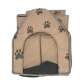Portable Pet Tent Soft Dog House Folding Cat Nest Padded Warm Cloth Kennel Bed for Small Pets Quake Default Title