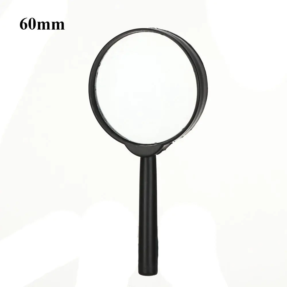 Mini Pocket 40/50/60/75/90/100/110/130mm Insect viewer Reading Glass Lens Hand Held Magnifier Jewelry Loupe 1~6X Magnifying Quake 60mm