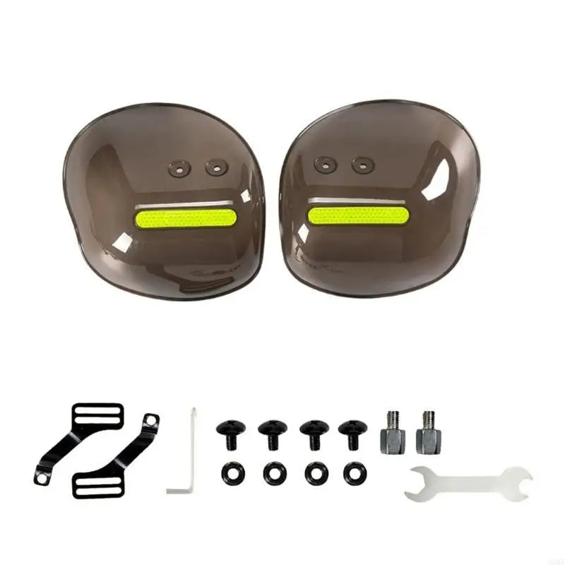 H8WE PVC Electric Scooter Handlebar Protectors Handlebar Guards Comprehensive Weather Resistance Guards set for Motorcylce Quake B China Mainland