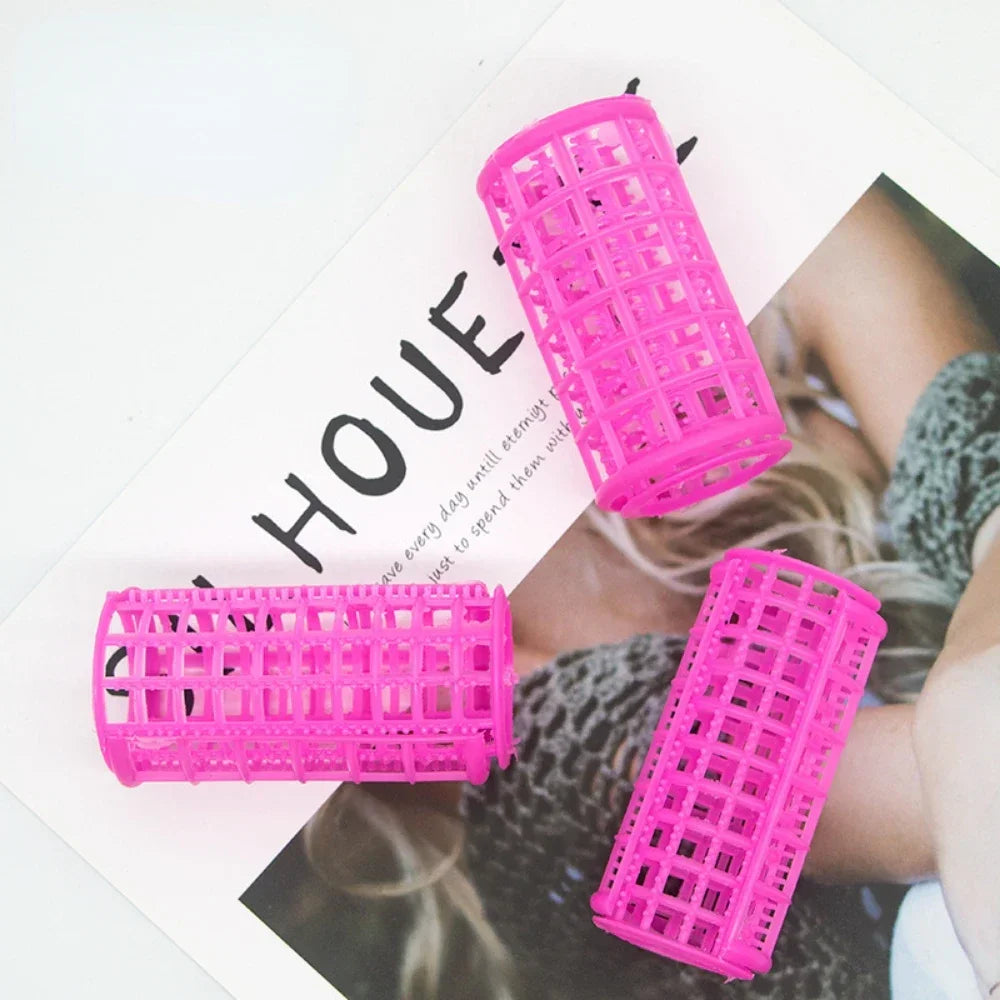 6-14pcs 5 Sizes Hairdressing Hair Curler Rollers Home Use DIY Magic Double Layer Styling Roller Roll Curler Hair Styling Tools Quake