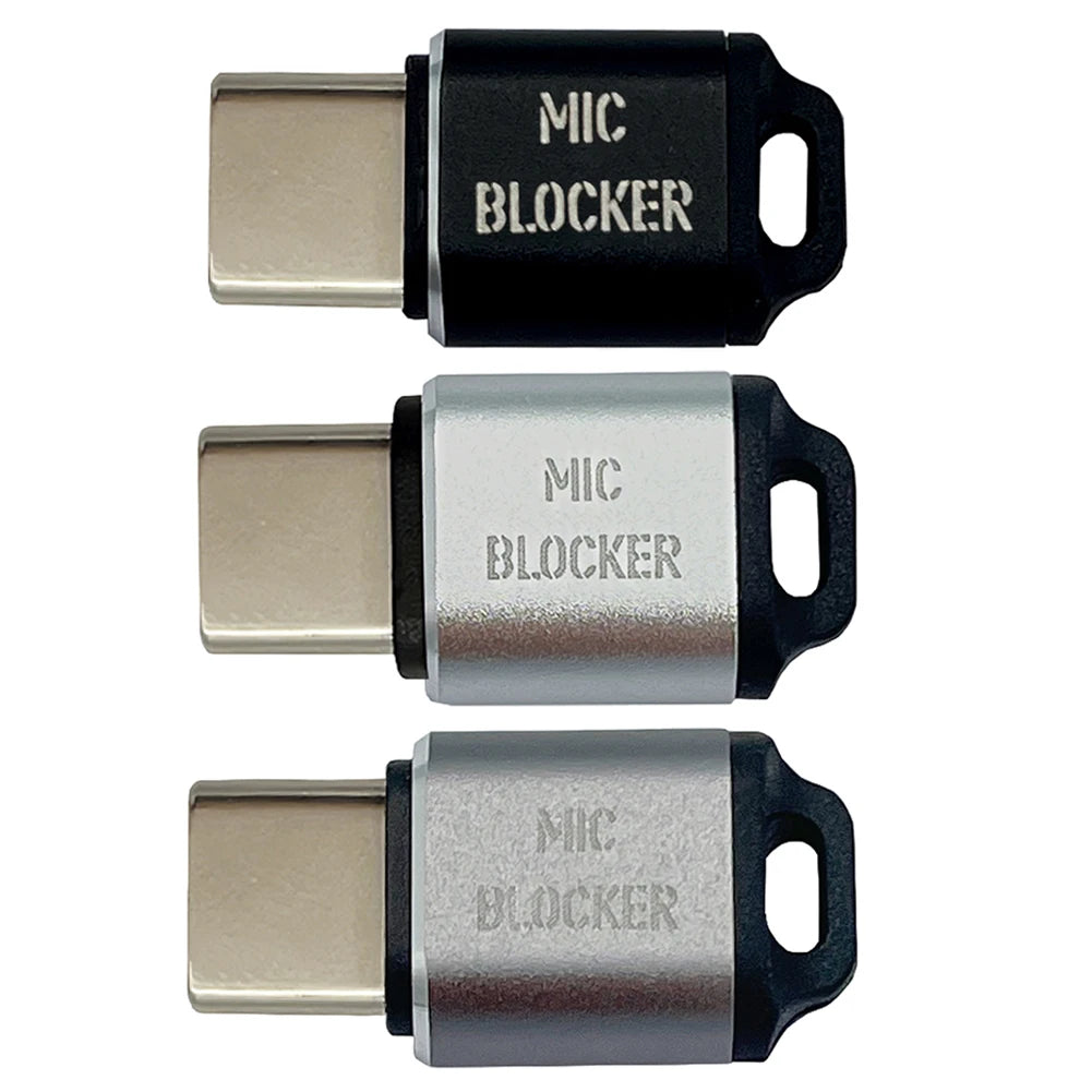 USB C MIC Blockers Compact Privacy Protector Multifunction Microphone Sound Lock for Laptops Smartphones Tablets Quake