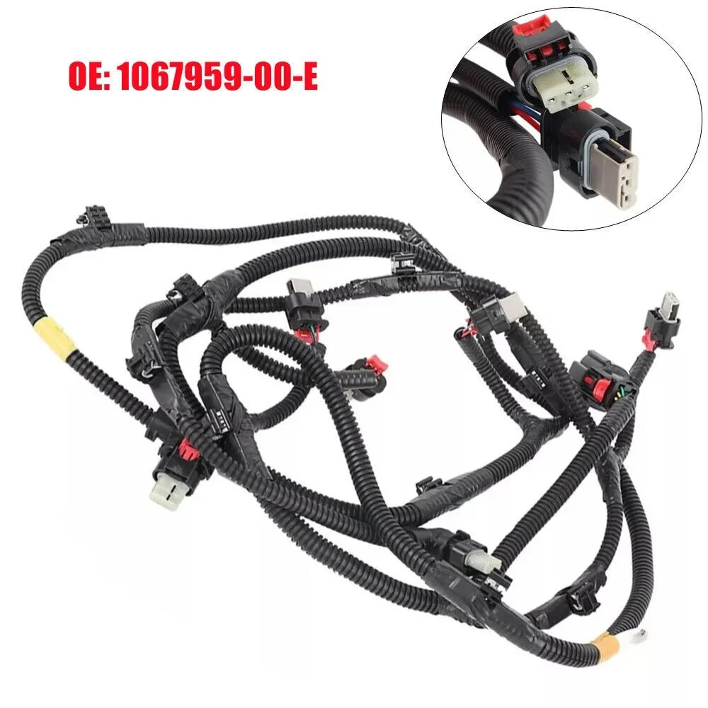 1067959-00-E For Tesla Model 3 2017-2020 Car Rear Bumper PDC Wiring Harness Parking Sensor Line Auto Parts Accessories Replace Quake Default Title