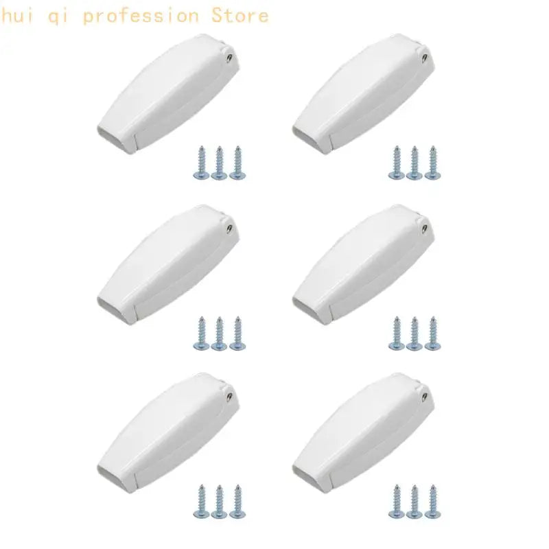 Baggage Door Retainer 6 Pack, ABS Spring Hardware for Trailer Storage Door Support in Loading and Service Use H8WE Quake White CN