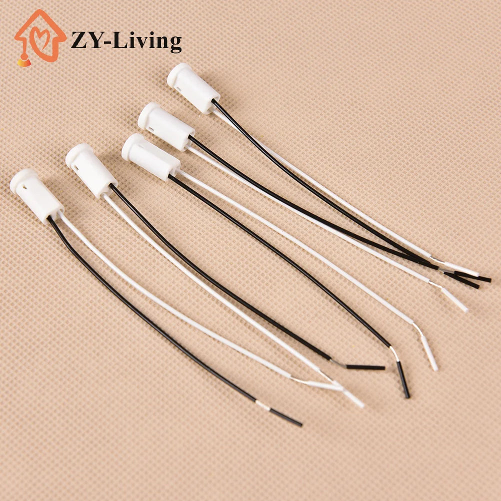 10PCS/LOT G4 Lamp Socket Wire Adapter With 10cm Wire G4 Lamp Holder For LED Crystal Heads Light Bulb Halogen Lamp Quake