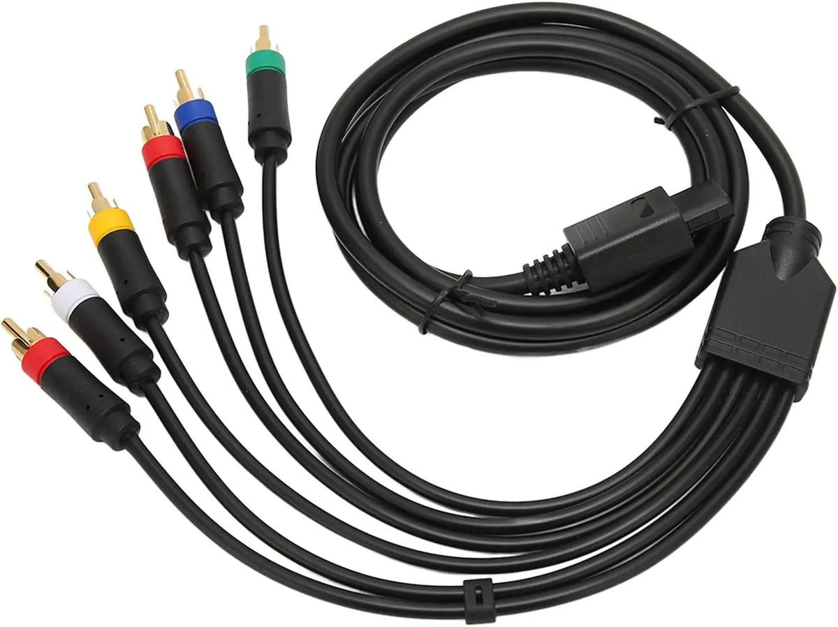 Flexibility RGB RGBS Composite Cable Cord with 4 BNC Heads for NGC N64 SFC SNES Quake
