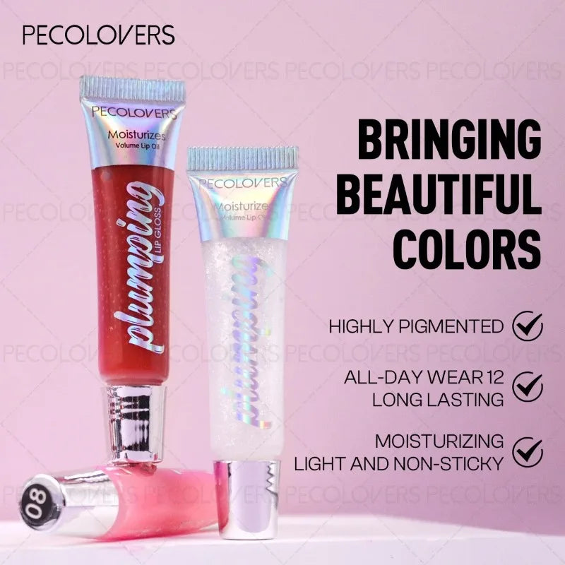 Moisturizing Lip Gloss with Shimmer, Nourishing Effect & Long-Lasting, Hydrating Liquid Lip Shine Oil, All Skin Types Compatible Quake