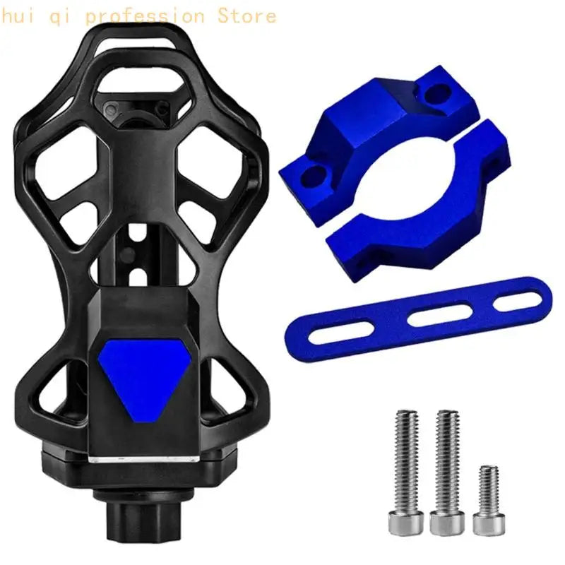 Universal Motorcycle Drink Holder Aluminum Adjustable Cup Mount Quick Installation No Tools Needed for Bike Handlebar H8WE Quake