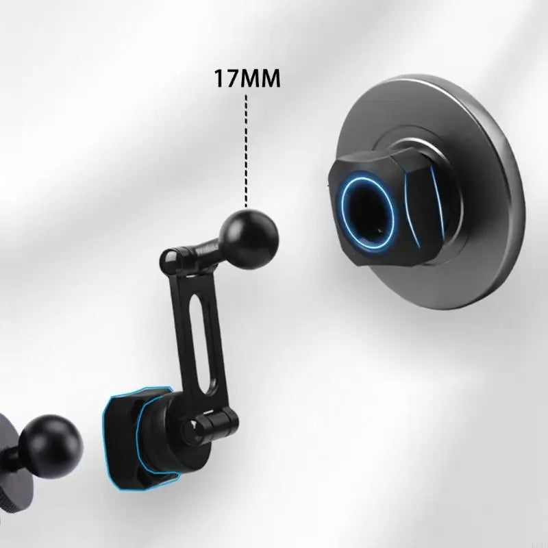 17mm Ball Mount Extension Arm with Quarter Thread Screw End, Adjustable Ball Joint Link for Phone Mount, Tablet Holder and K1KF Quake