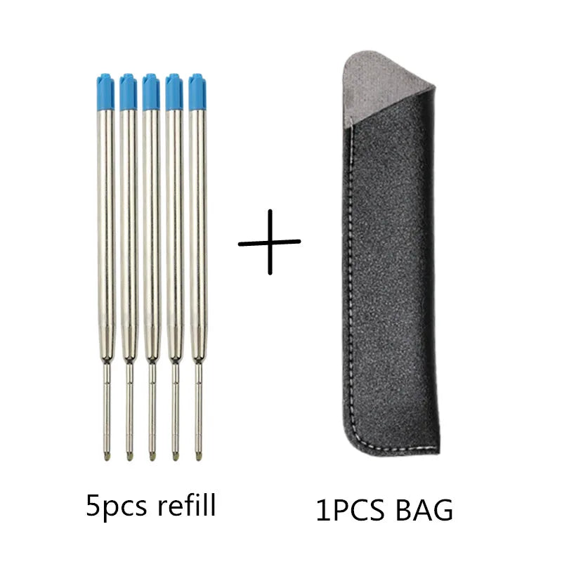 High Quality Full Metal Lattice Shape Luxury Ballpoint Pen Business Men Birthday Gift Writing Pen SCHOOL STATIONERI Quake PU BAG(NOT PEN)