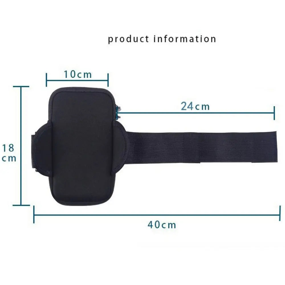 Neoprene Sports Armband Phone Case Breathable Mesh Waterproof With Headset Hole Black Blue Green Running Accessories Universal Quake