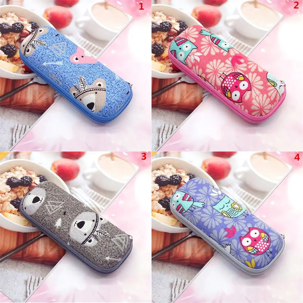 Unisex Zipper Travel Office Eyeglasses Accessories Glasses Holder Eyeglasses Case Glasses Box Quake