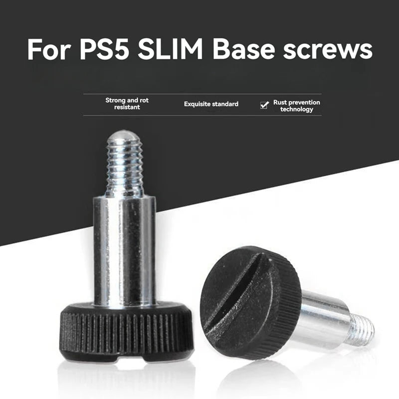 1 Pack Screw Replacement for PS5 PRO Disc/Digital Edition,Console Vertical Bracket Base Fixing Screw Quake