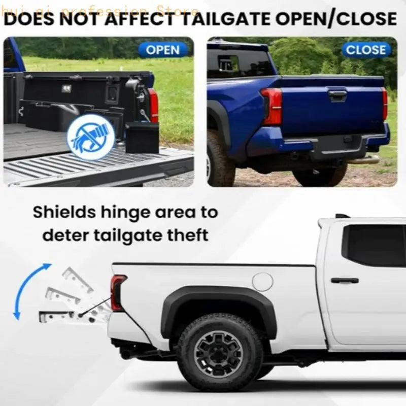 Tailgate Anti-Theft Lock Rear Gate Bracket for Locking Hardware Replacement H8WE Quake