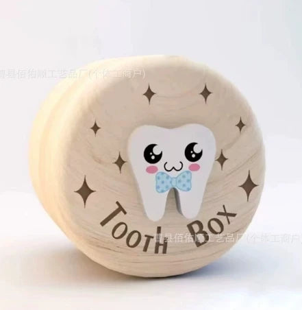 Wooden Baby Memorial Box - Carved Fetal Hair Teeth Umbilical Cord Storage, Exquisite Newborn Christening Gift to Cherish Preciou Quake style 5 B13626F