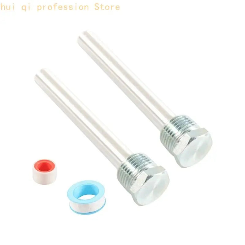 Water Heater Rod Replacement Set, 1/2 Thread H8WE Quake 2pack blue zinc cap CN