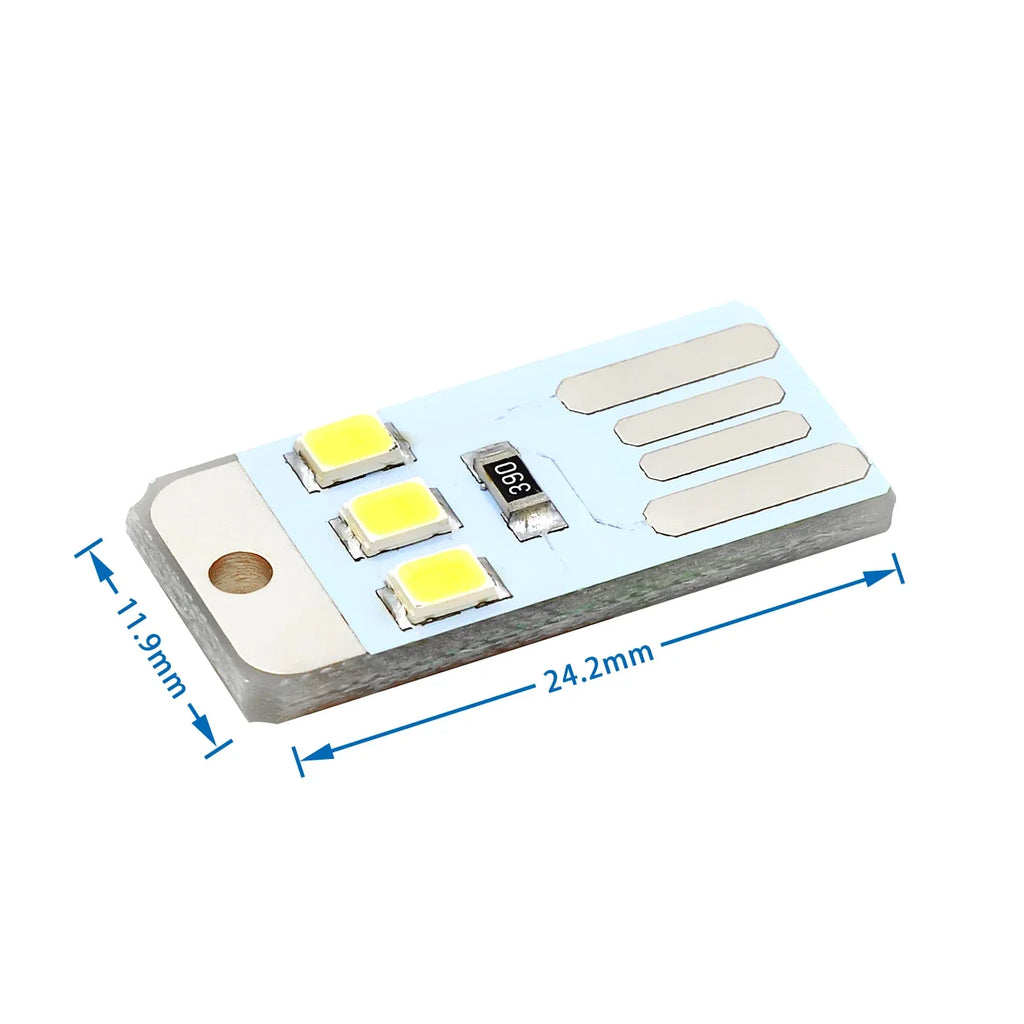 10-pcslot Camping Night Hiking Tent Lamp Light Outdoor Portable Energy Saving Flashlight Mini Ultra-thin Mobile USB LED Keychain Quake