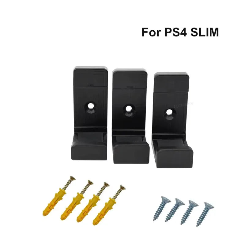 Wall Mount for PS4 SLIM PRO, Near or Behind TV, Space Saving,Customized to Perfectly Fit PS4 SLIM PRO Quake For PS4 SLIM