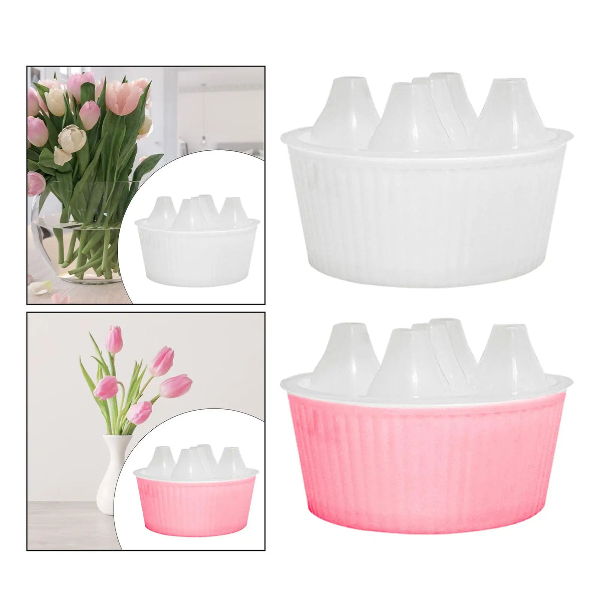 Hydroponic Planter Container with Stable Bottom Self Watering Flower Pot for Tabletop Decorative Indoor Outdoor Planting Quake