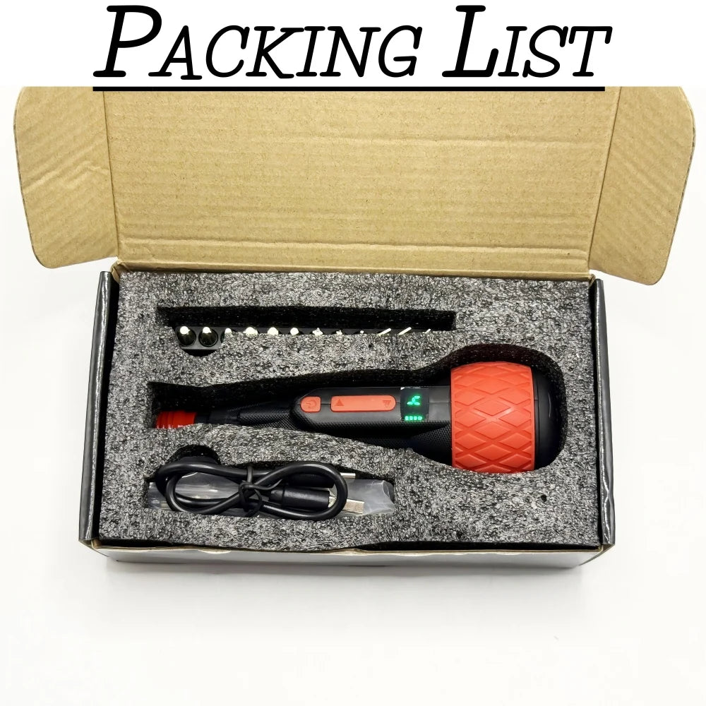 Electric Screwdriver Series Ball Grip with Bit High Speed/Torque 220USB-6C 220USB-1C 220USB-S1 220USB-P1 Quake