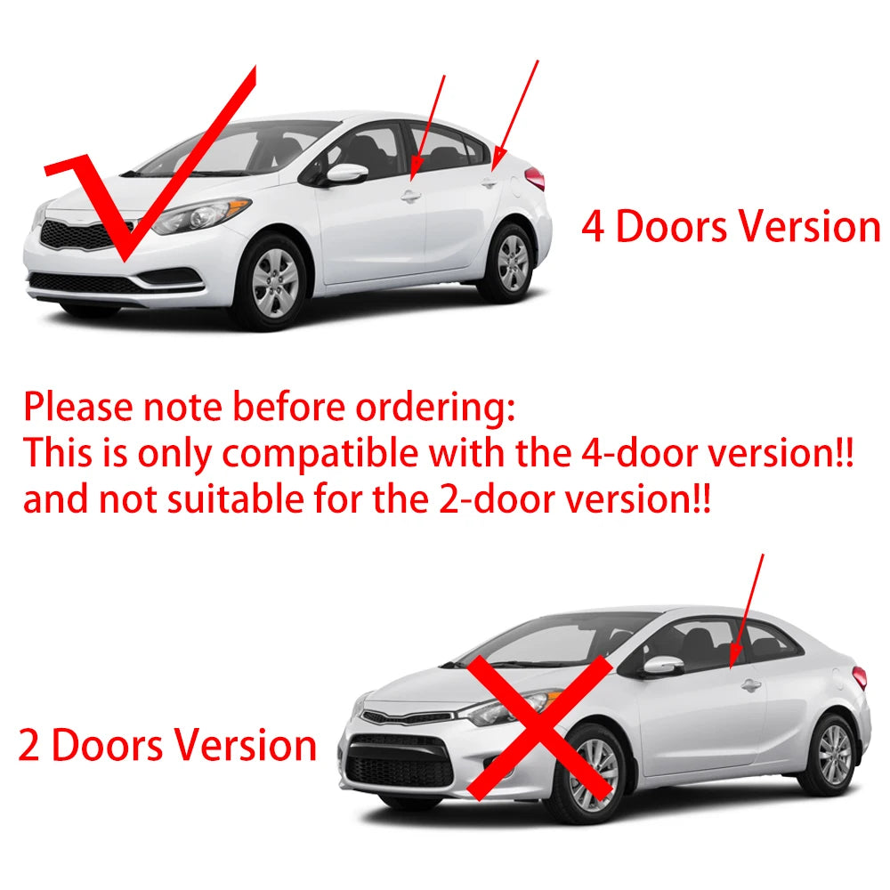 For KIA K3 Cerato Forte Ceed 2 2013-2018 Car Side Mirror Cover Wing Cap Exterior Door Rear View Case Trim Carbon Fiber Sticker Quake