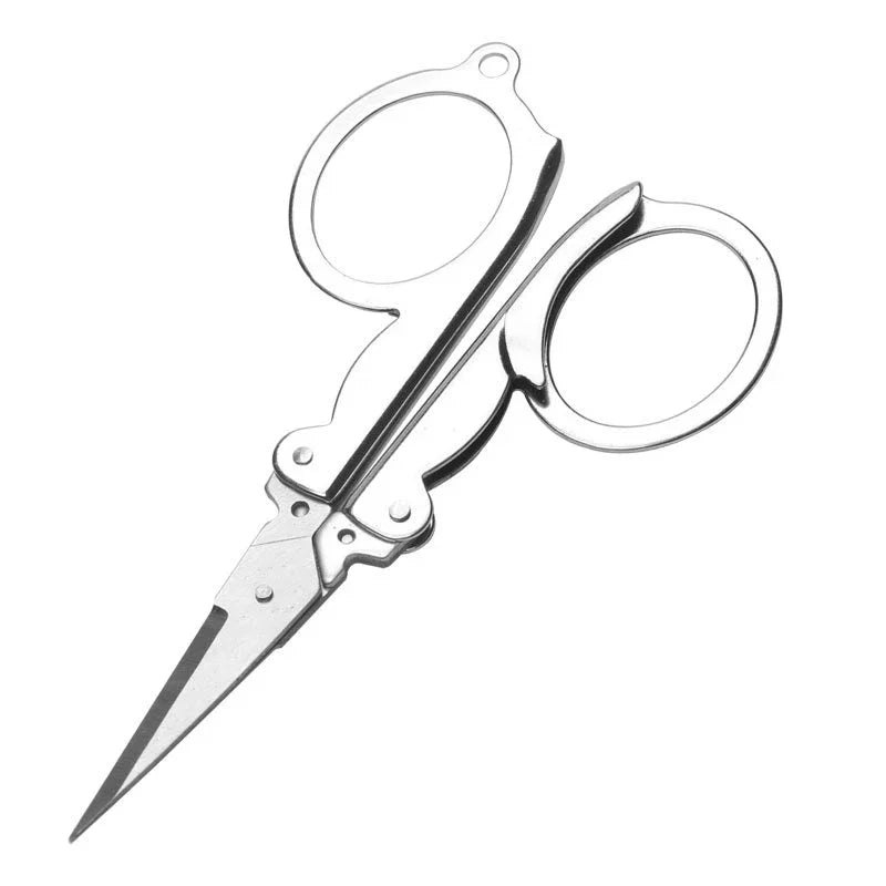vvocci Thread Tailor Scissors Sharp Embroidery Scissor Blade Emergency Mini Foldable Folding Pocket Travel Small Crafts Travel Quake M122 L
