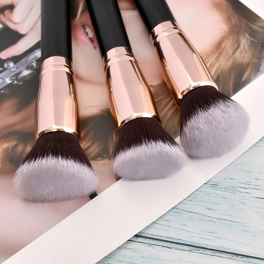 Makeup Brushes Foundation Loose Powder Concealer Blending Blush Brush Professional Cosmetic Beauty Makeup Tool Quake