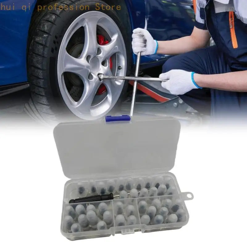 6pc Heavy Duty Rubber Tire Plugs for Car Motorcycle Emergency Roadside Fixing H8WE Quake