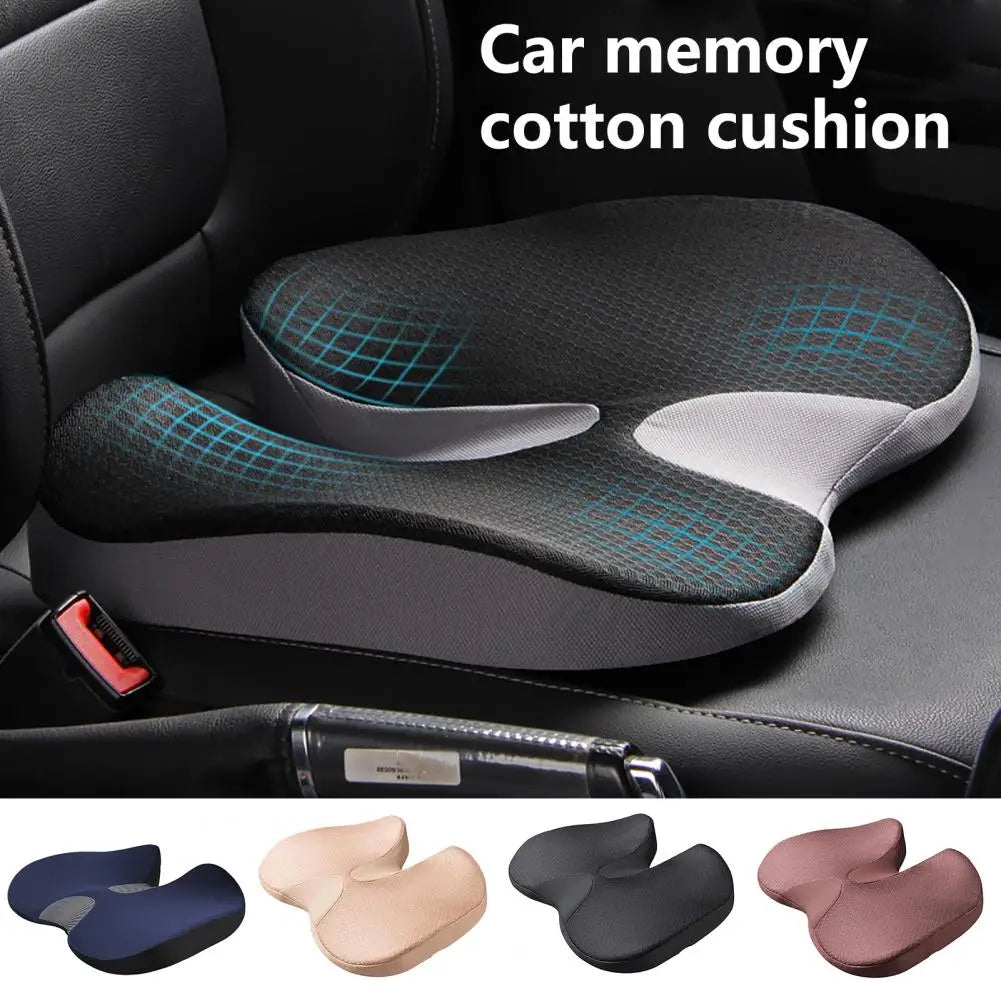 Sciatica Relief Cushion Ergonomic Car Seat Cushion for Pressure Relief Posture Improvement Soft for Comfortable for Students Quake