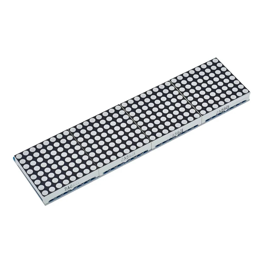 Module HT1632 Dot Matrix Driver with MCU Lattice-Breakout Board LED 8X32 Red Dot-matrix Screen 2.4V-5.5V for MCU Control Quake Default Title