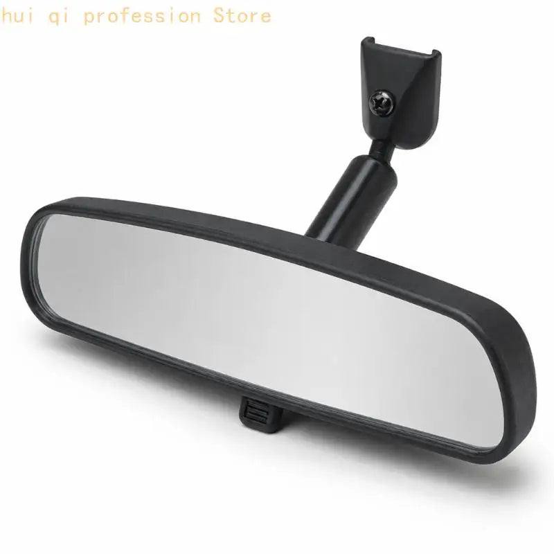 Car Interior Mirror Assembly Replacement with Mounting Stem 76400TF0A01, Front Center Rear View Mirror in Black Housing for H8WE Quake