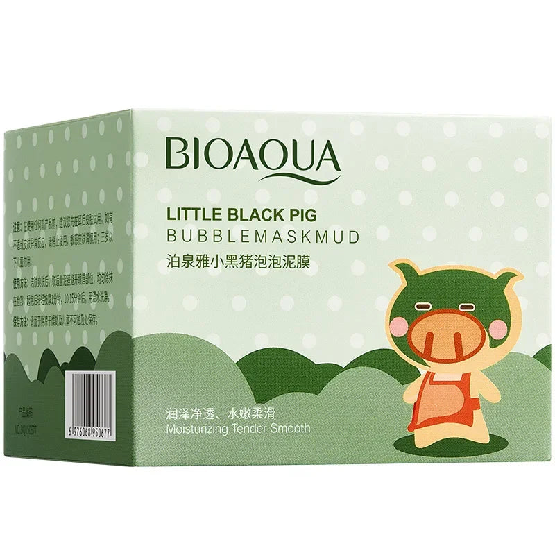 BIOAQUA Carbonated Bubble Cleaning Facial Mask Face Care Blackhead Remove Whitening Moisturizing Acne Treatment Face Mud Mask Quake