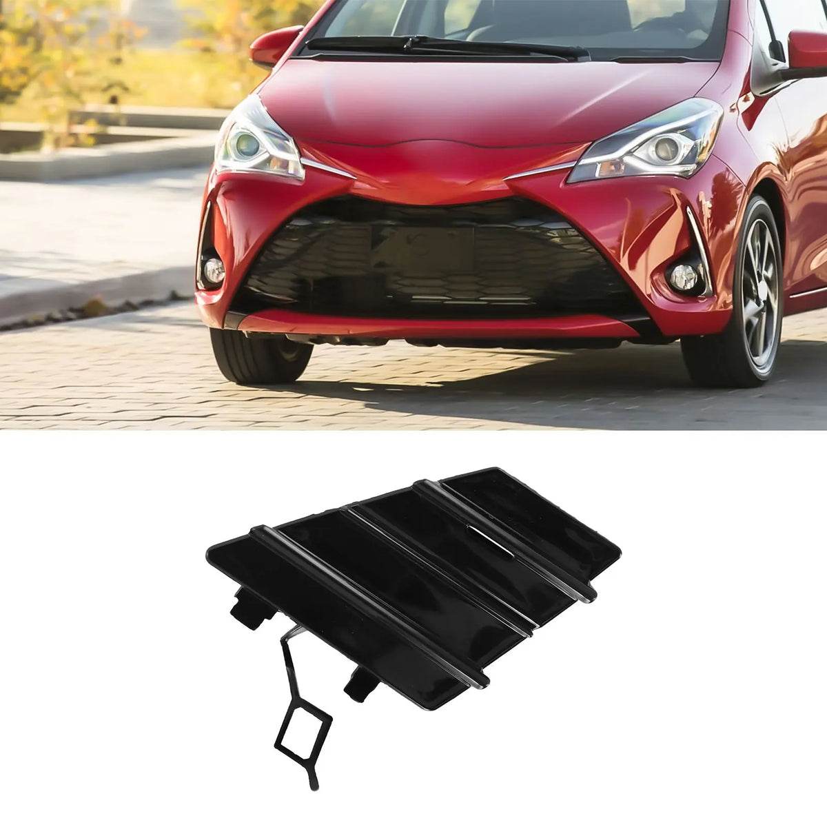 Brand New Trailer Cover Eye Cover Cap Front 1 Piece 52127-0DB10 Bumper Tow Hook Direct Replacement Fit For Toyota Quake