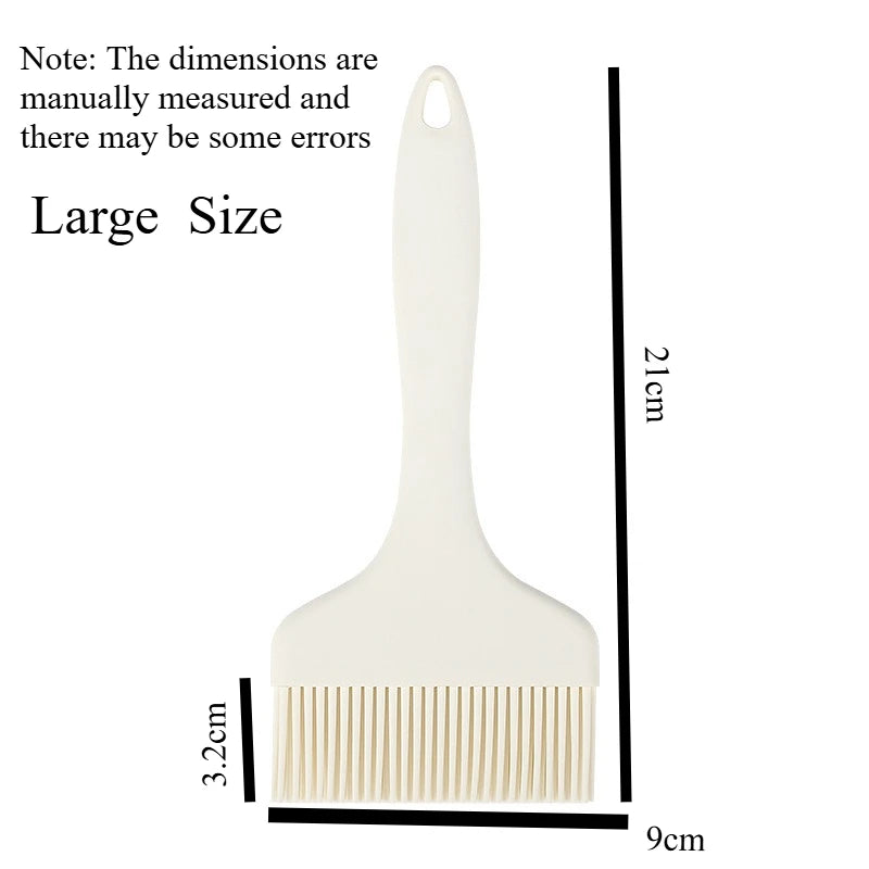 1PC Large One‑Piece Wide Basting Brush BBQ Oil Brush for Baking Electric Pancake Pan Kitchen Cooking Accessory Quake L