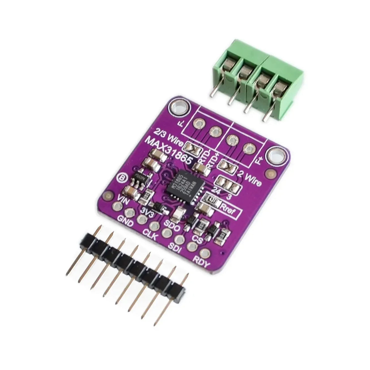 MAX31865 -RTD platinum resistance temperature detector module PT100 to PT1000 Quake