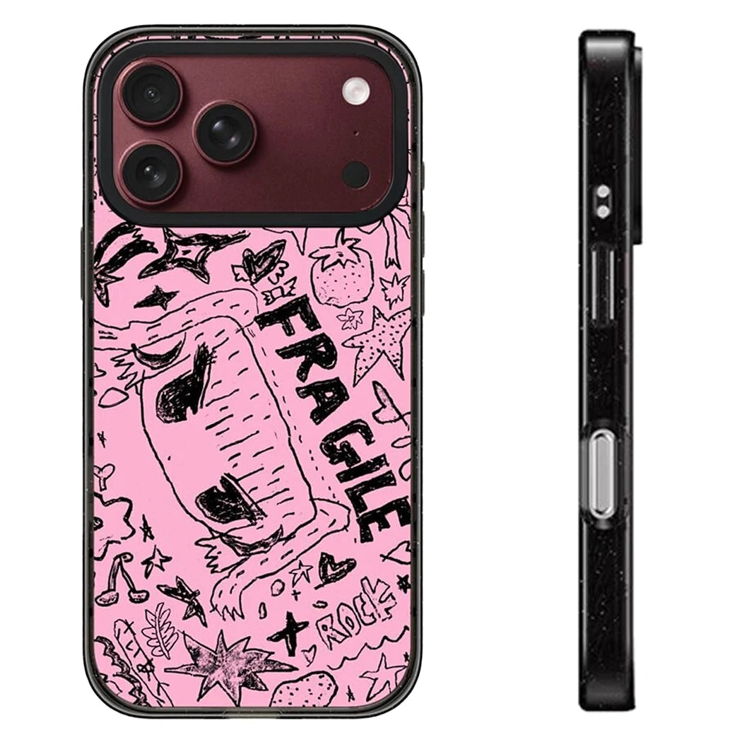 6091745 Impact Black Border Magnetic Case: Compatible with IPhone 18 17 16 15 14 13 Pro Max 18Pro Quake impact (MagSafe) 1 iPhone17 Pro Max