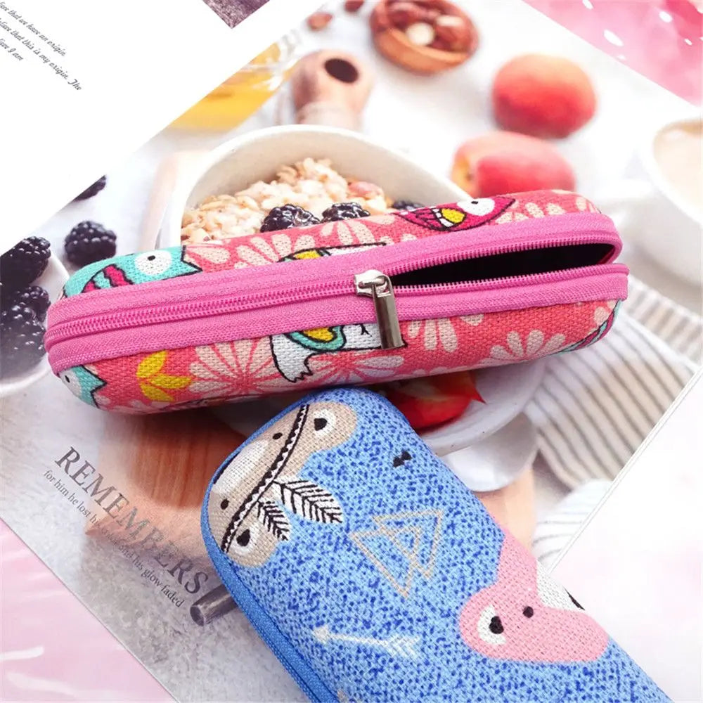 Unisex Zipper Travel Office Eyeglasses Accessories Glasses Holder Eyeglasses Case Glasses Box Quake